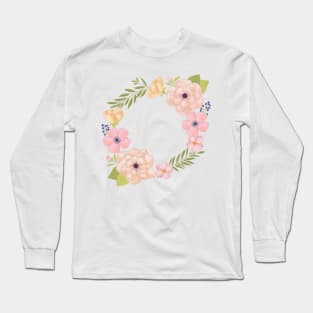 Floral wreath Long Sleeve T-Shirt